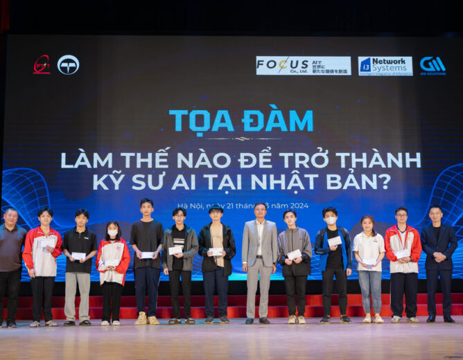 Tọa đàm “Làm thế nào để trở thành kỹ sư A.I tại Nhật Bản?”