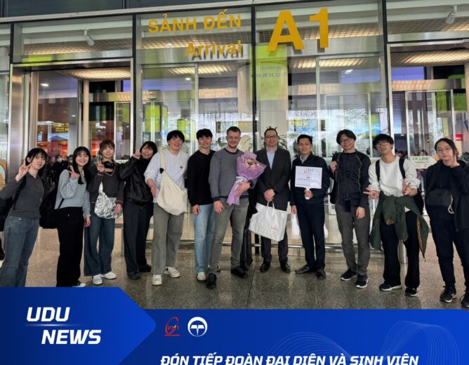 UDU tăng cường hoạt động trao đổi sinh viên quốc tế với Viện Công nghệ Fukuoka Nhật Bản