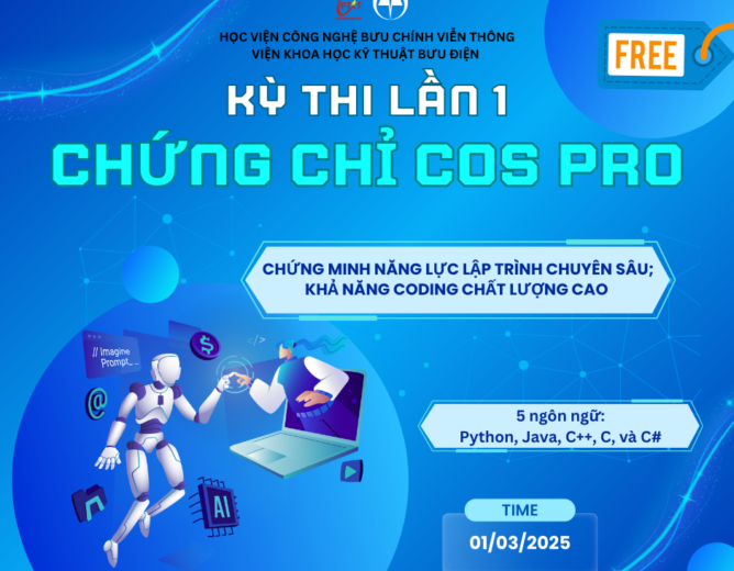 Đặc quyền sinh viên UDU với chứng chỉ quốc tế COS pro miễn phí