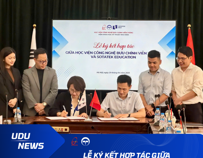 Lễ ký kết hợp tác giữa PTIT & Sotatek Education