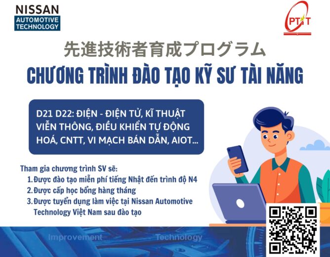 Cơ hội dành cho sinh viên năm 3, 4 PTIT – Chương trình Liên kết đào tạo NATV-PTIT