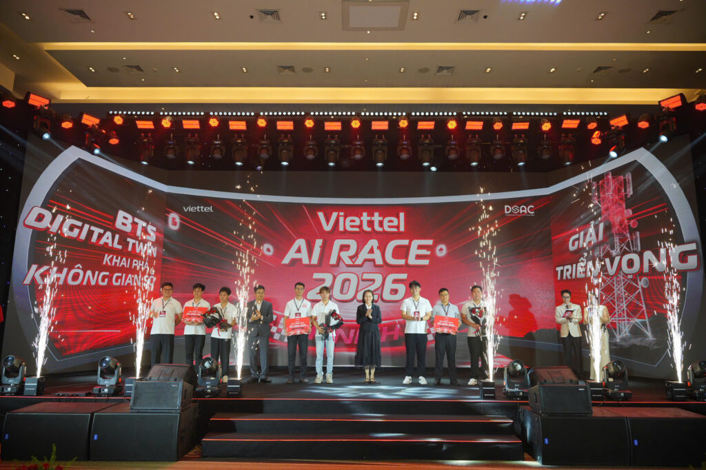 Sinh viên UDU xuất sắc đạt Giải Triển vọng tại Viettel AI Race 2026 trị giá 20 triệu đồng
