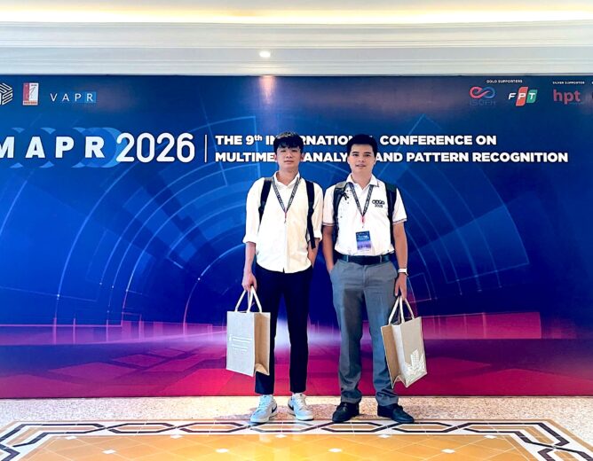 UDUers ghi dấu ấn tại Hội nghị MAPR 2026 với nghiên cứu quốc tế: Khẳng định tính ứng dụng và toàn cầu hóa tại PTIT